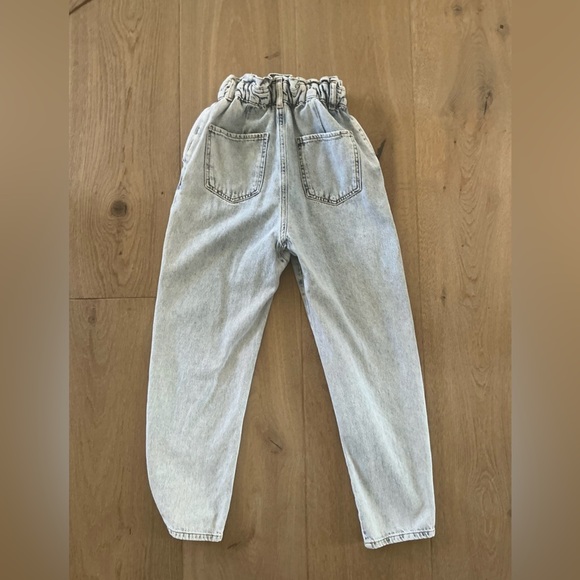 Zara Women's Paperbag Boyfriend Jeans - size 0 - Picture 3 of 4